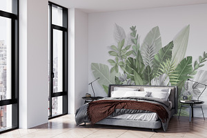 Wallpaper mockup - Tapestry mockup