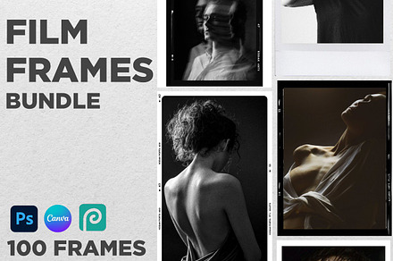 100 Film Frames & Instant Templates, a Social Media Template by Presets store