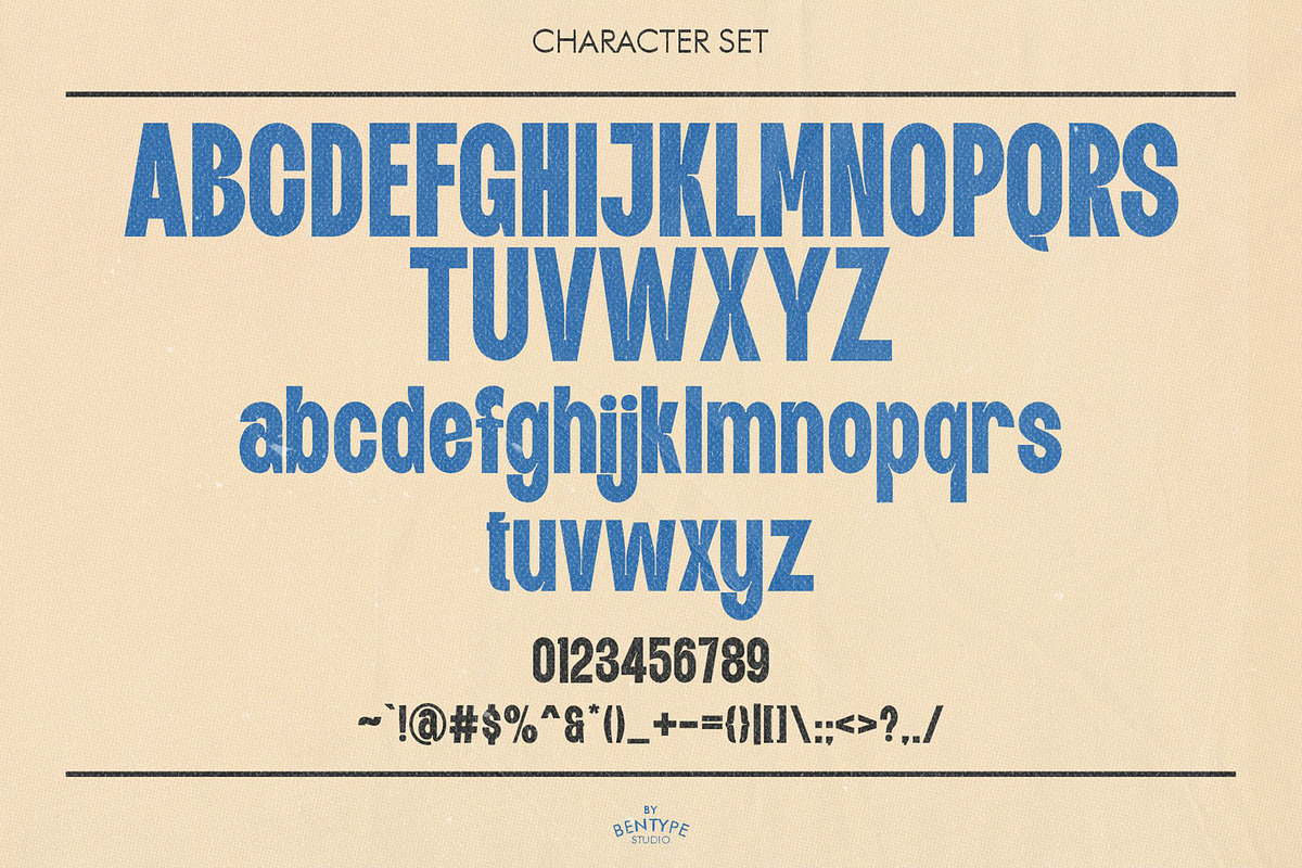 Adderic - Inktraped Sans Display, a Sans Serif Font by Bentype Studio (Photo 6 of 7)