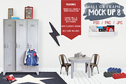 Kids Room Wall/Frame Mock Up 8, a Print Template by Whimsicality (Thumbnail 1 of 4)