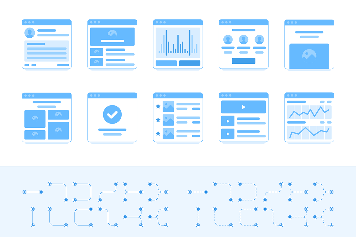 Soil Web Flowcharts, a Wireframe Template by Singlayn (Photo 4 of 7)