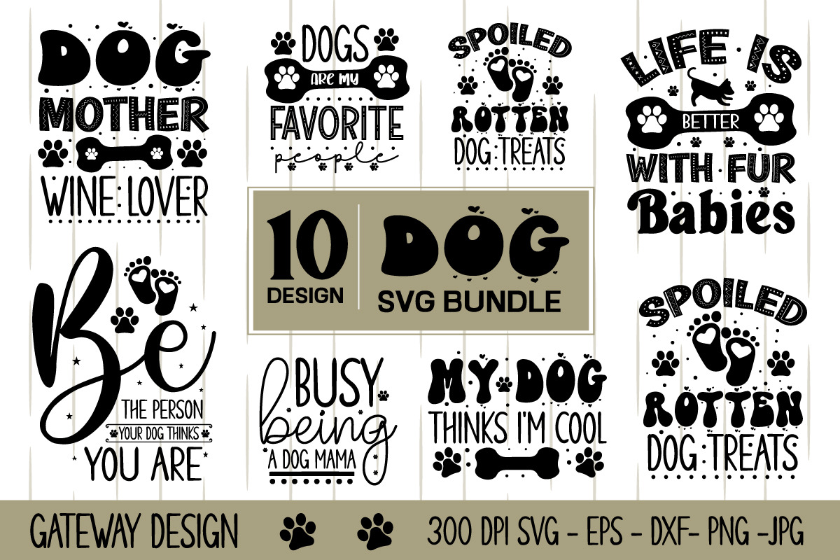 Dog Svg Bundle,, an Object Graphic by GatewayDesign
