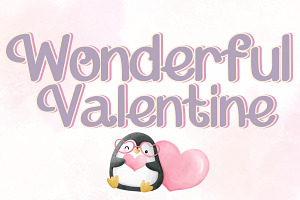 Wonderful Valentine - Handwritting