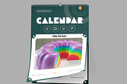 2027 Wall Calendar Template, a Stationery Template by NorthPeak (Thumbnail 2 of 5)