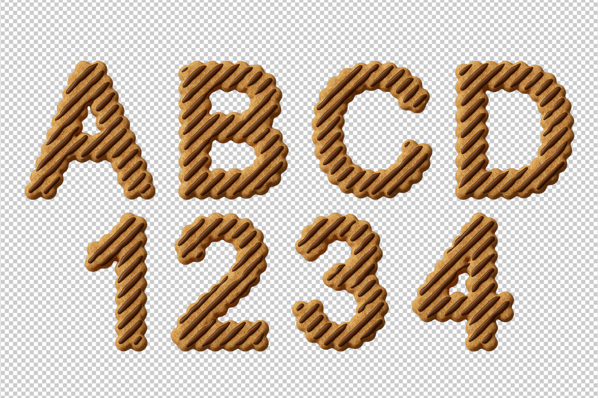Fudge Stripe Cookies Font, a Serif Font by Handmadefont (Photo 8 of 8)