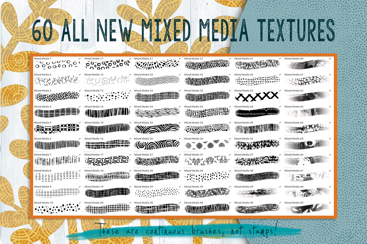 Mega Massive Mixed Media Procreate, a Brushes & More by DeloresArt (Photo 2 of 15)