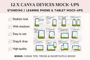 Canva Devices Mock-ups, Styled