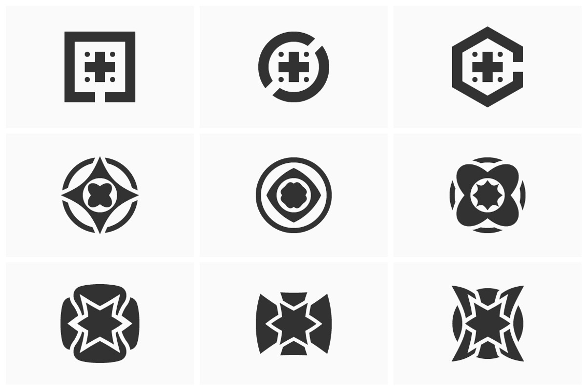 9 Vector Logo Elements - Bundle 04, a Branding & Logo Template by MAOV (Photo 3 of 14)
