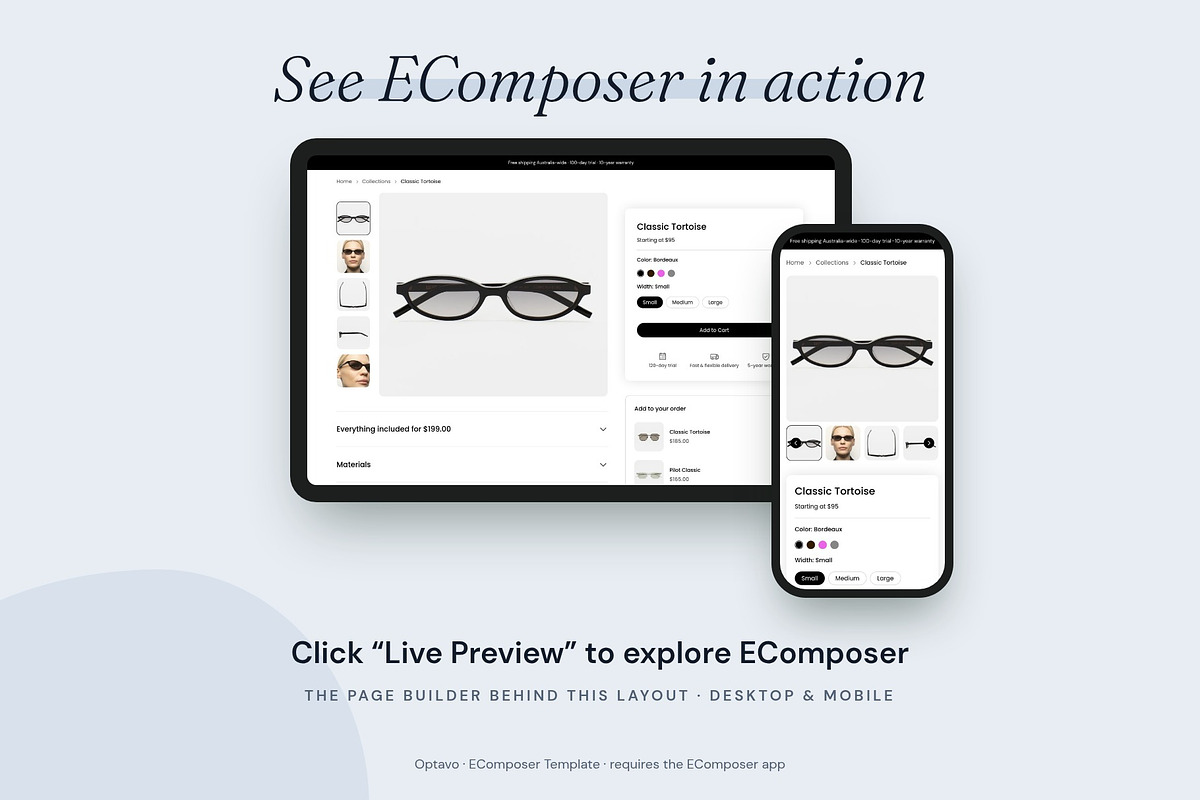 Optavo - Shopify EComposer Template, a Shopify Template by Boost Convert (Photo 7 of 11)