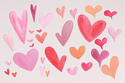 Watercolor Valentine's Day Pack, an Illustration by R.Ewers Designs (Thumbnail 2 of 4)