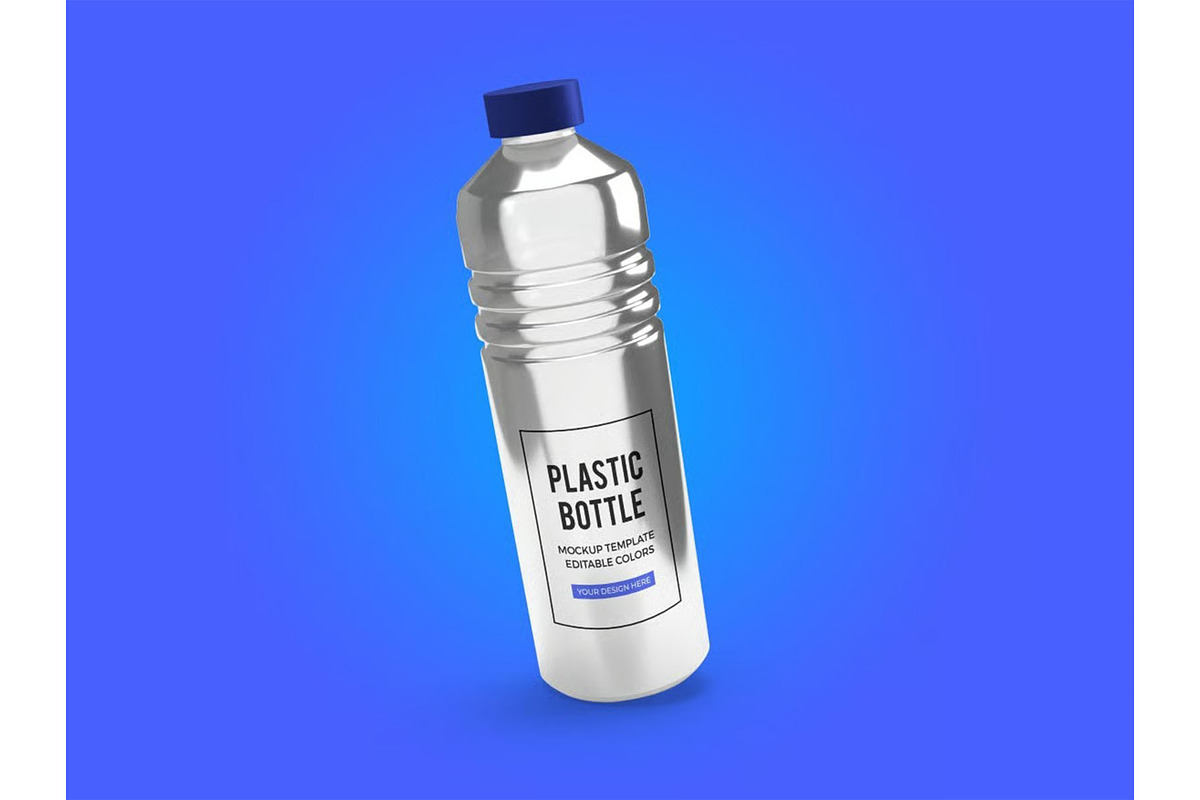 Mineral Water Bottle Mockup Template, a Packaging Mockup by DesignRushMarket (Photo 9 of 11)