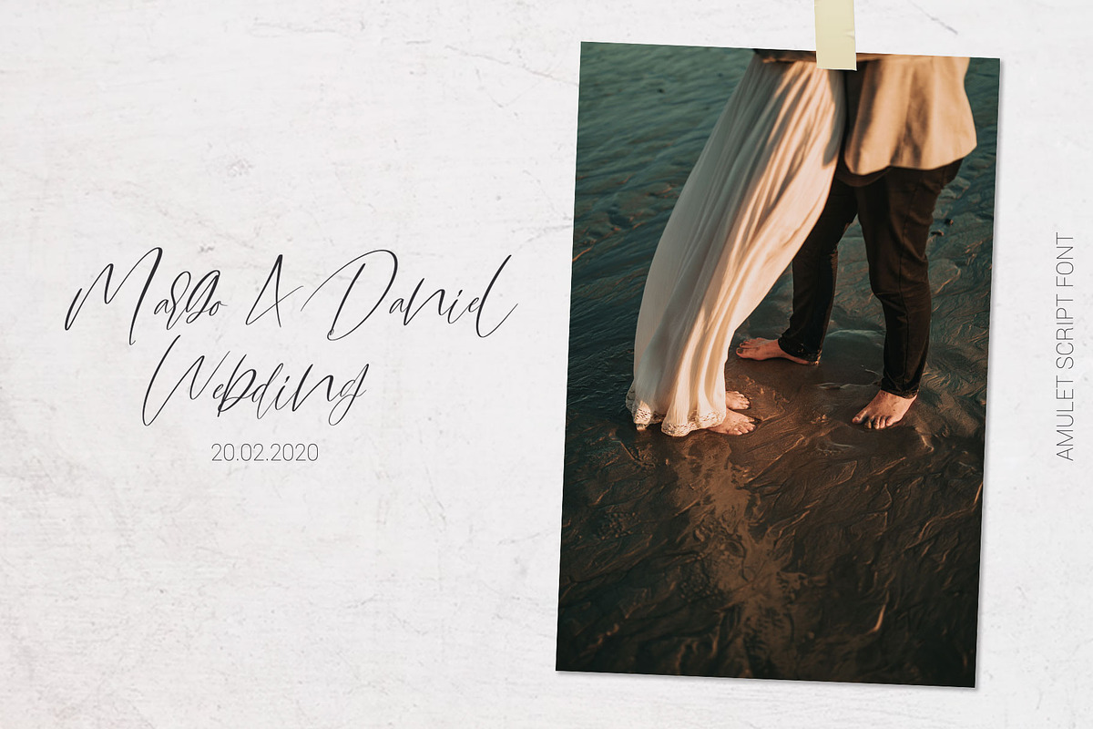 Amulet. Signature Script Font, a Script Font by CallMeStasia (Photo 10 of 11)