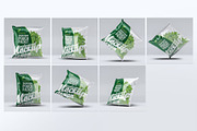 Transparent Pouch Packet Mock-Up, a Packaging Mockup by DesignRushMarket (Thumbnail 1 of 10)