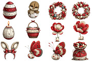 Whimsical Easter Clipart, an Illustration by Designworld (Thumbnail 2 of 7)