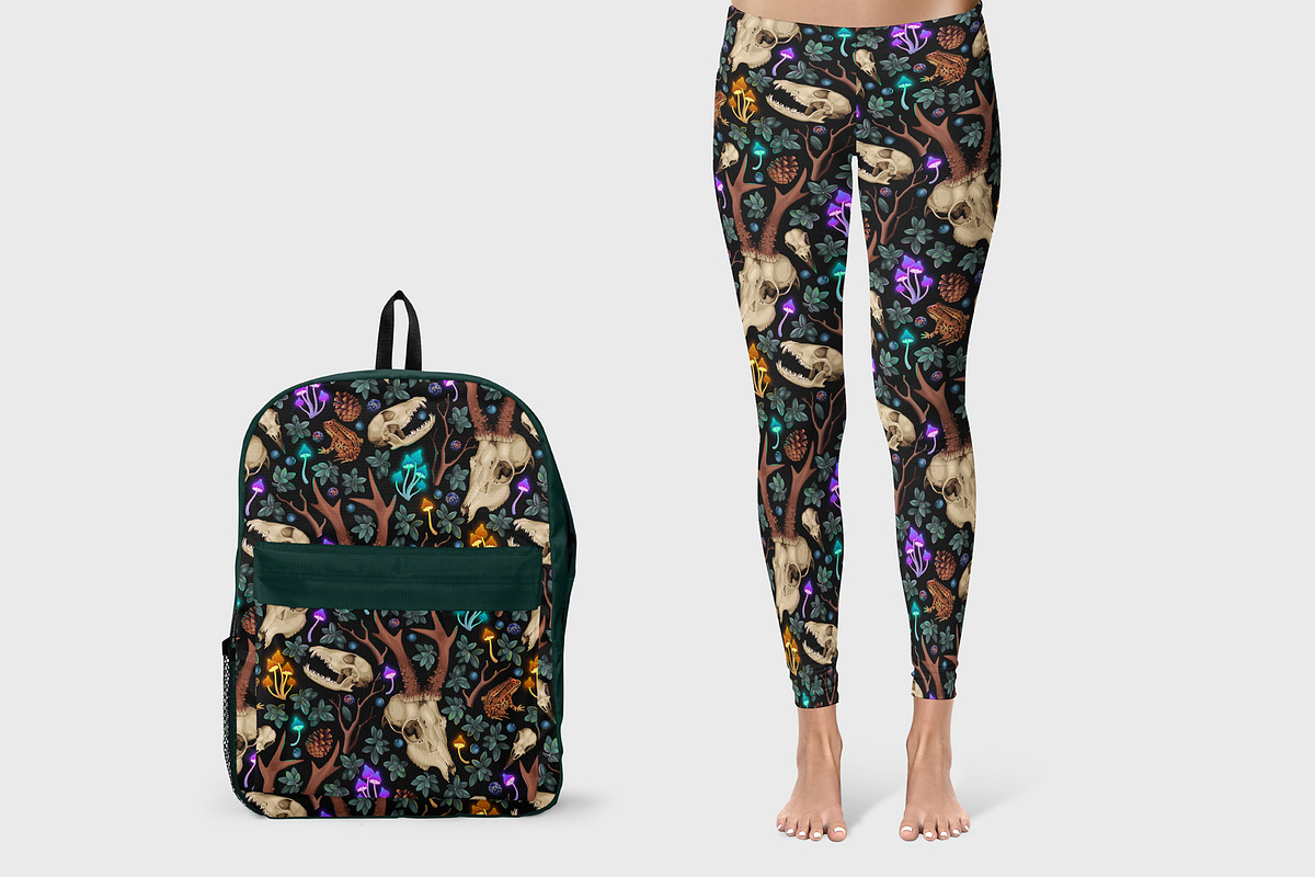Spellbound Forest Pattern, a Pattern Graphic by GreyLilac (Photo 5 of 8)