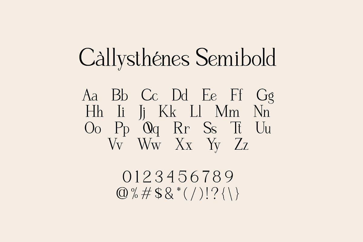 Callysthenes Serif Font, a Serif Font by Jrray Studio (Photo 7 of 12)