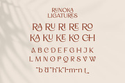 Runoka | Vintage Serif Font, a Serif Font by Pentagonistudio (Thumbnail 8 of 10)