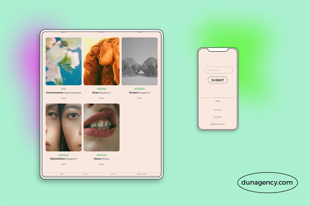Squarespace Fluid Template: ASTRO ⓪, a Squarespace Template by dunagency (Photo 4 of 9)