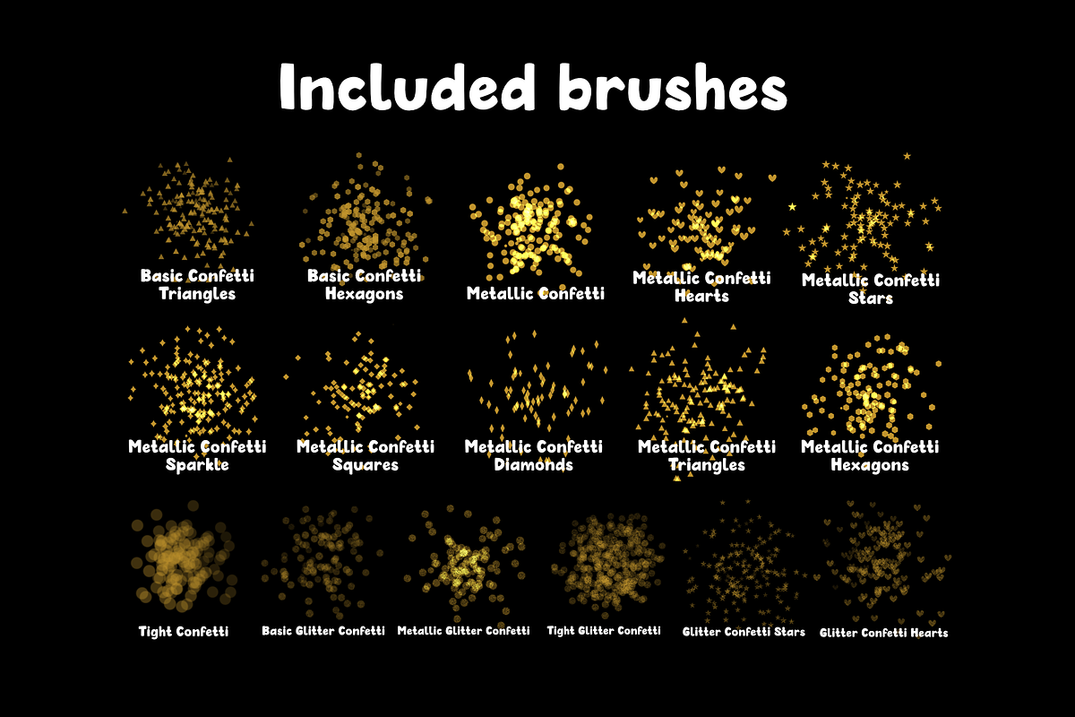 Glitter & Sparkle 2.0 for Procreate, a Brush Add-On by Design av MAD (Photo 5 of 10)
