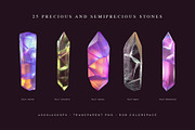 Gemstones & Crystals, an Object Graphic by RuleByArt (Thumbnail 17 of 18)