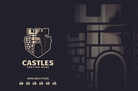 Castle Logo, a Design Template by artchiles_design