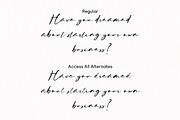 Koddam Miolin amazing script font, a Script Font by Fontcastle (Thumbnail 5 of 7)