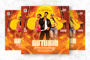 Autumn Party Flyer Design Template, a Flyer Template by Shajib Shikder (Thumbnail 2 of 2)