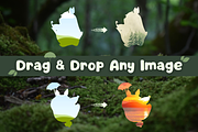 Totoro Anime Canva Frames, a Design Template by Creative Digital Template (Thumbnail 2 of 2)