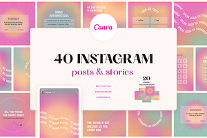 Canva Retro Dreams Instagram Bundle