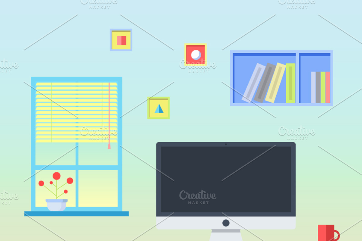 Creative Workspace for Inspiration., a Decorative Illustration by Krugmann (Photo 1 of 2)