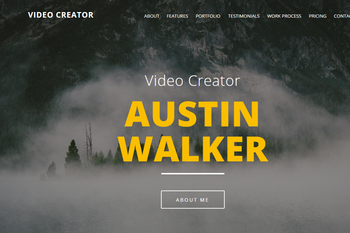 Video Creator - Adobe Muse Template, a Landing Page Template by Vladimir Chernyshov (Photo 2 of 5)