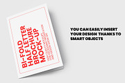 Bi-Fold Half Letter Brochure Mock-up, a Books & Magazine Mockup by Illusiongraphic (Thumbnail 4 of 14)