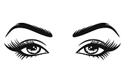 Vector Women's Eye., an Object Graphic by Gomolach (Thumbnail 6 of 18)