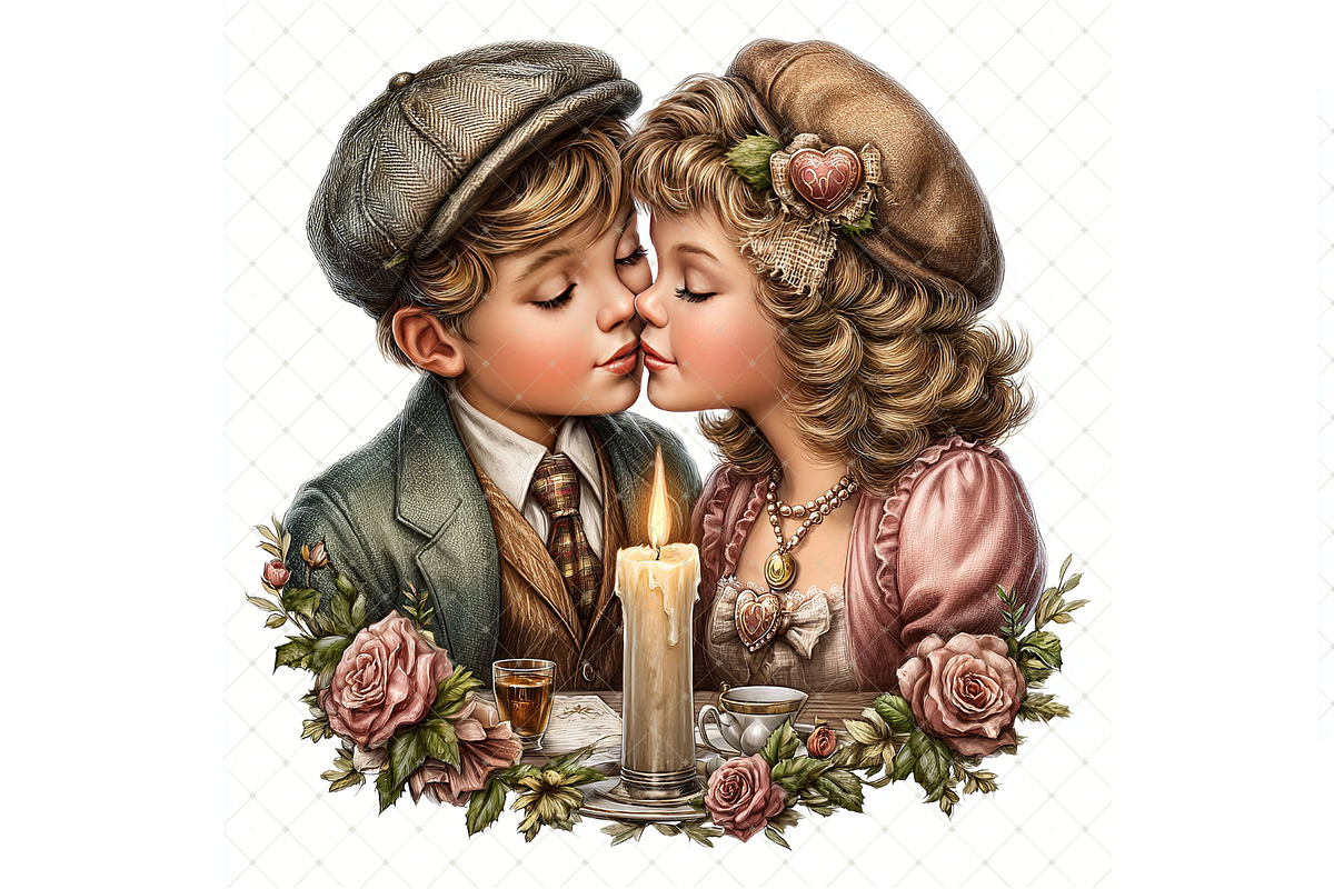 Couple in Love Clipart JPG, a Person Illustration by Memories By Lea (Photo 11 of 19)