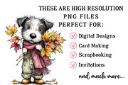 Whimsical Autumn Dog Clipart Bundle, a Seasonal Illustration by OK Design (Thumbnail 6 of 6)