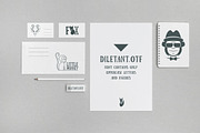 Hand drawn font + 18 logotypes, a Font by Oldy (Thumbnail 2 of 5)