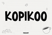 KOPIKOO, a Font by Pinisi ART (Thumbnail 1 of 10)