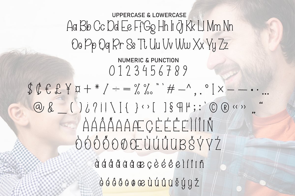 Happy Daddy | Script Font, a Script Font by Scratchones (Photo 7 of 8)