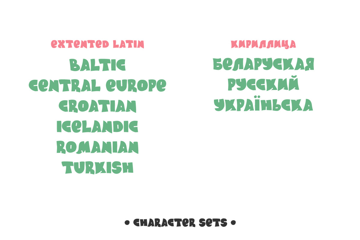 Mick font preview 4