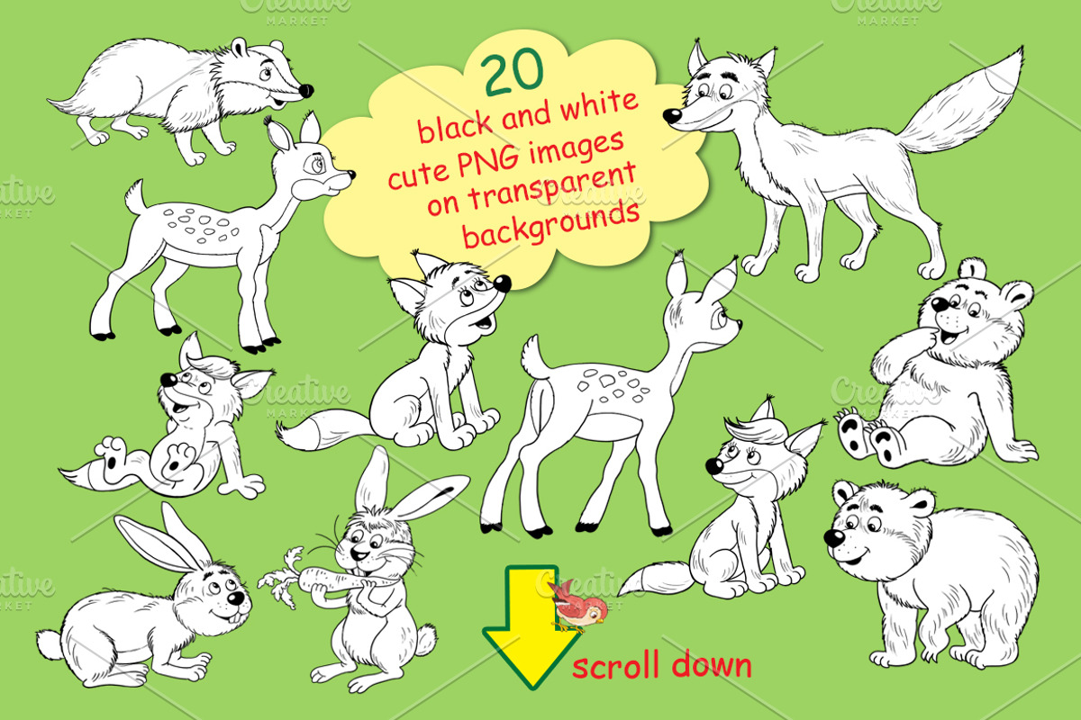 Cute woodland animals bundle, an Animal Illustration by Haso (Photo 9 of 10)