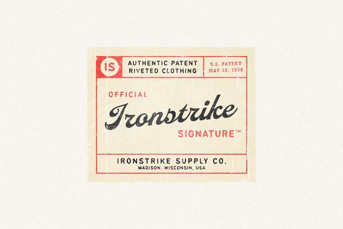 Ironstrike | Hand Drawn Sans Serif, a Sans Serif Font by Max Lockwood (Photo 9 of 15)