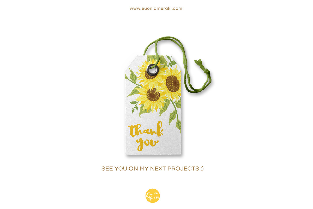 Yellow Sunflower Baby Shower, an Illustration by Euonia Meraki (Photo 8 of 8)
