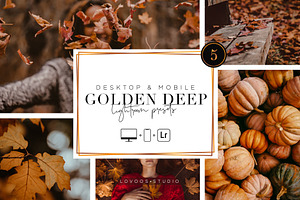 GOLDEN DEEP - Lightroom Presets