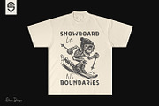 Snowboard Skeleton Design, a Sport Illustration by shaondesigns (Thumbnail 4 of 4)