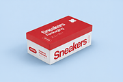 Shoes Box Mockup, a Packaging Mockup by Custom.scene (Thumbnail 2 of 3)