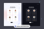 Testa - Testimonial & Review Section, a Websites & App Template by SLAB! Design (Thumbnail 2 of 4)