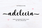 Adelecia, a Script Font by DN Creative (Thumbnail 1 of 7)