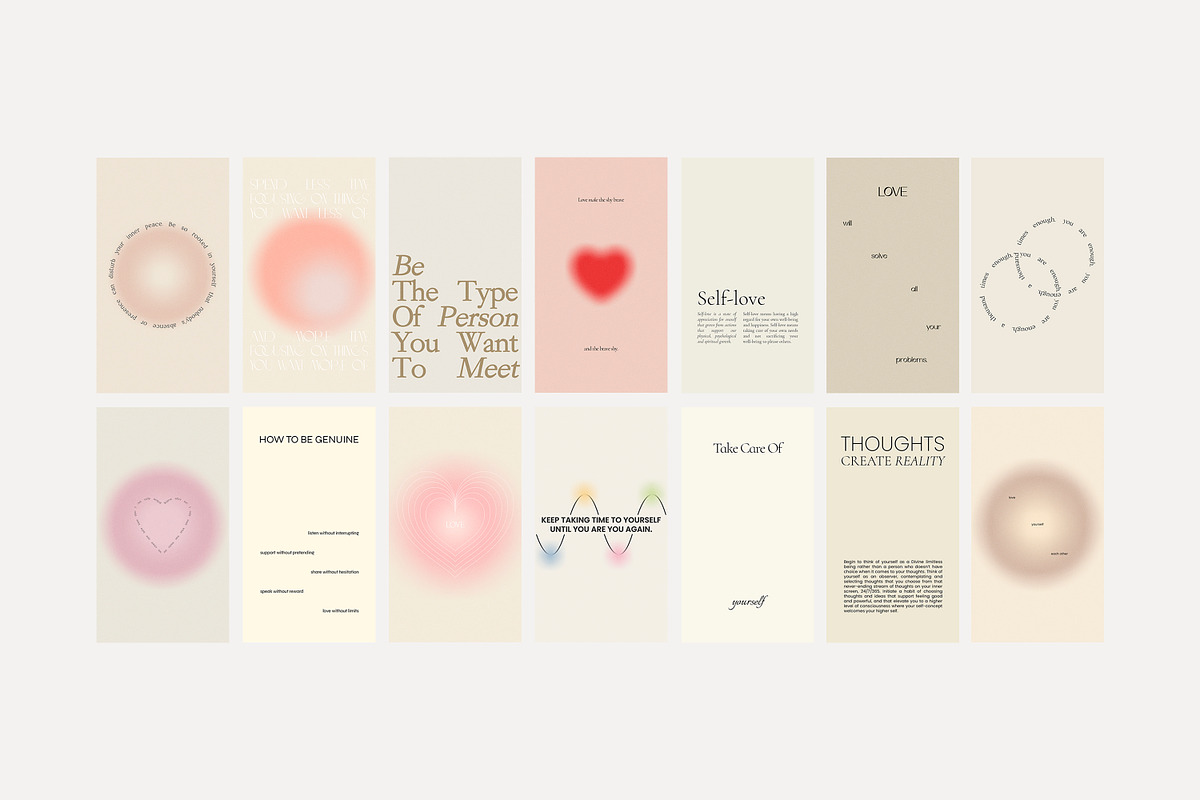 Instagram Quotes Posts Stories PS, a Social Media Template by Love Radiation Studio (Photo 19 of 22)