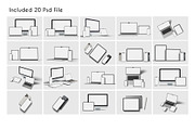 Multi Device Responsive Mockup, an iPad Mockup by Graphicbars (Thumbnail 9 of 23)