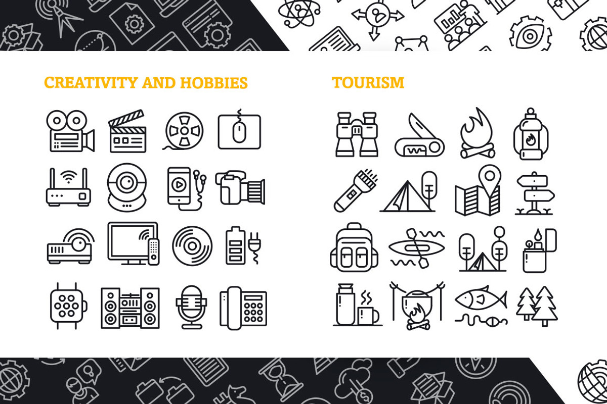Collection Lines Icons (430+), an Outline Icon by ToozDesign (Photo 11 of 18)